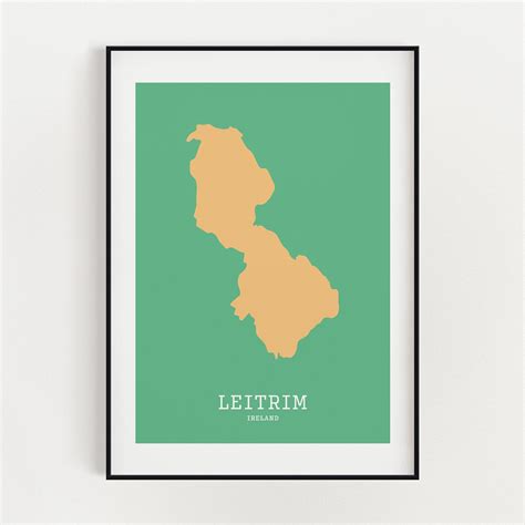 Leitrim Map Print — Irish Wall Art Co.