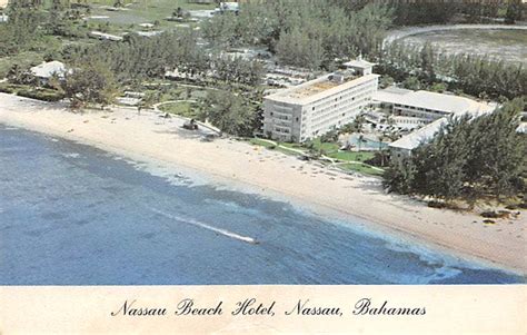 The Nassau Beach Hotel Nassau in the Bahamas Postcard | OldPostcards.com