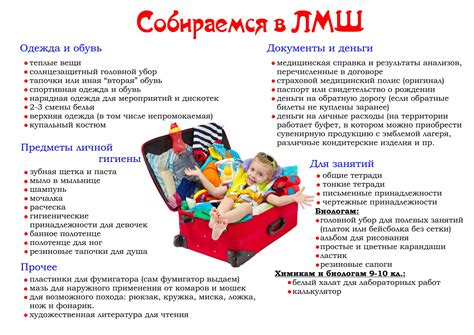 Список для сбора ребенка в лагерь 52 фото - wForm.ru