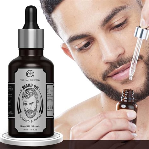 The Man Company Beard Oil For Growing Beard Faster With Almond And Thyme