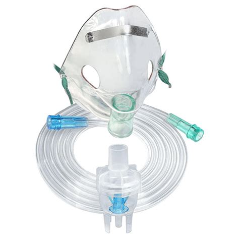 Mistymax Medication Nebulizer With Adult Aerosol Mask 7ft Oxygen Tube