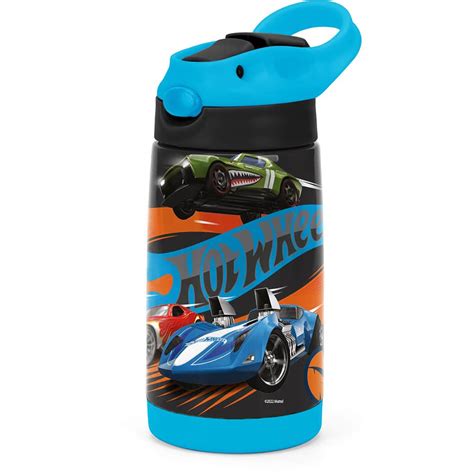 Garrafa Escolar Em Alum Nio Hot Wheels Ml Gf Hw Luxcel Pt Un Escolar Kalunga