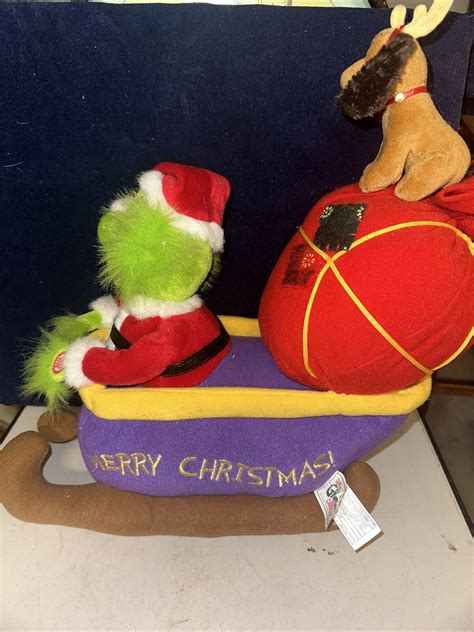 Dr Seuss How The Grinch Stole Christmas Animated Plush Sleigh Beverly