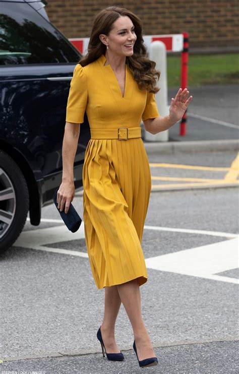 Kate Middleton's Yellow Dress - Karen Millen Forever Pleat Dress