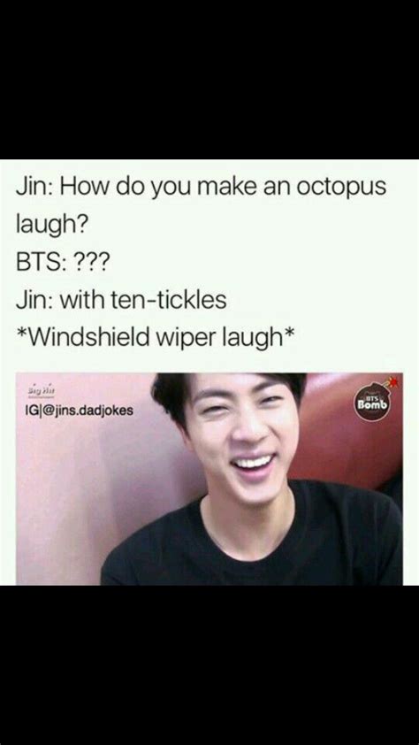 Am I The Only One Who Finds Jin S Dad Jokes Hilarious