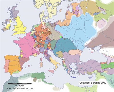 Euratlas Periodis Web Karte Von Teschen Im Jahre 1400