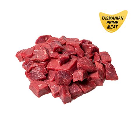 Tasmanian Grass Fed Beef Dice Per Kg Tasmanian Prime Meat