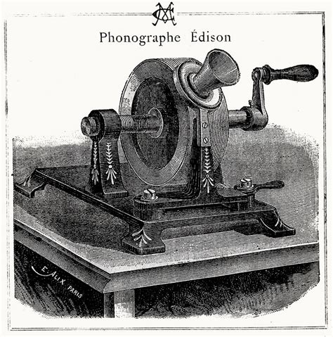 Thomas Edison Phonograph 1877