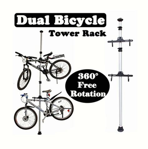 Dual Bicycle Tower Rack Bicycle Rack Bicycle Stand Bike Rack Bike Stand Sports