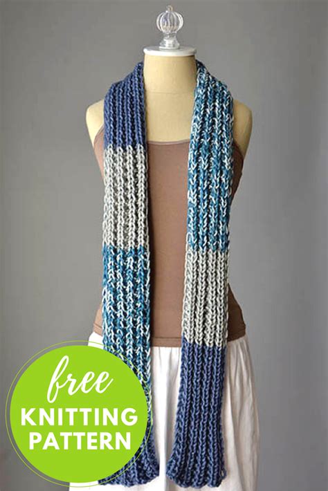 Everyone S Favorite Scarf Free Knitting Pattern Blog Nobleknits