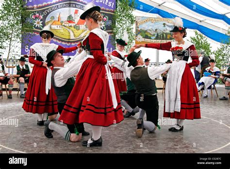 Schuhplattler traditional dance, contest for the Bavarian Lion, hosted ...