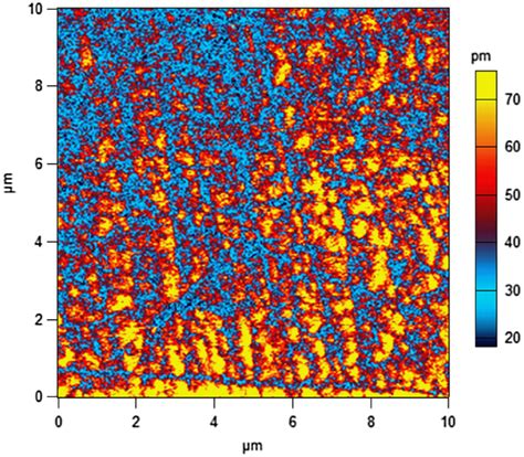 The Piezoresponse Force Microscopy Pfm For Bnblt Bmz Sample