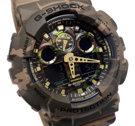 Rel Gio Casio G Shock Ga Cm A Camuflado Alarmes Wr R