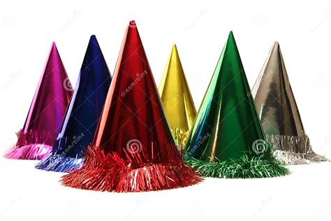 Party Hats Stock Photo Image Of Blue Favors Shiny Colorful 3978606