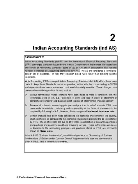 Indian Accounting Standards Ind As Basic Concepts Pdf International Financial Reporting