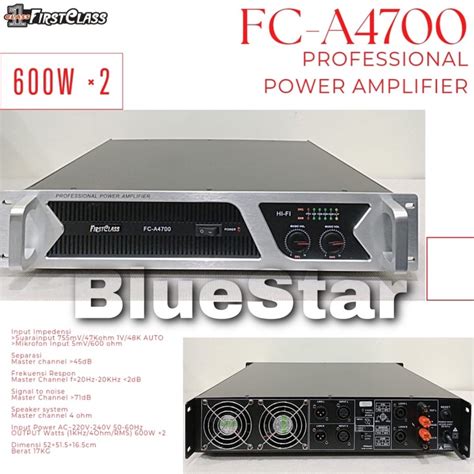 Jual Power Firstclass FC A 4700 Original Amplifier FC A4700 Shopee