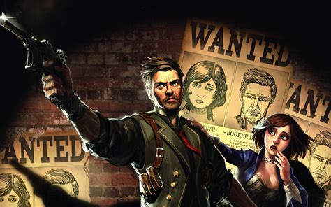 Wallpaper X Px Bioshock Infinite Booker Dewitt Elizabeth