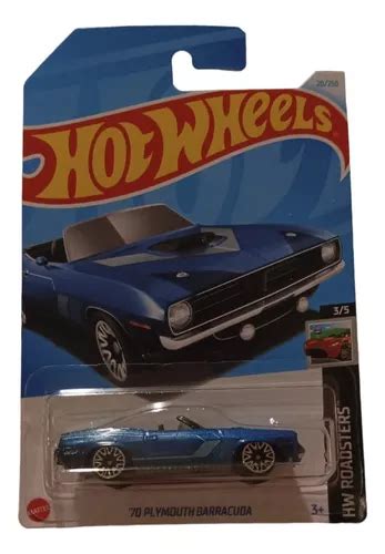 Hot Wheels Plymouth Barracuda Hw Roadsters Mattel Meses sin interés