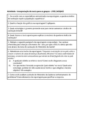 Disciplina Práticas Pedagógicas Identidade docente AULA PRÁTICA