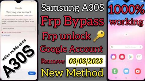 Samsung A30S A307FN Frp Bypass Android 11 12 New Method All