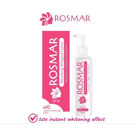 Rosmar Bleaching Whipped Whitening Lotion X10 Whitening Spf 60 250ml