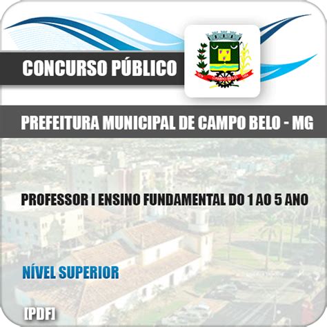 Apostila Pref Campo Belo Mg Prof Ensino Fundamental