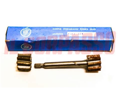 INGRANAGGI POMPA OLIO FIAT 124 BERLINA SPECIAL COUPE SPIDER ORIGINALE