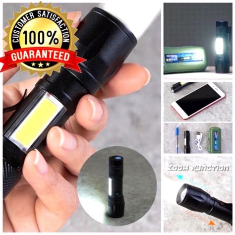 Sangat Terang Lampu Picit Mini Torchlight Flashlight Led With Side