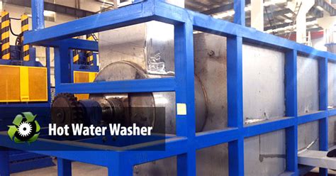 Hot Washer For Pet Flakes Pet Bottle Washing Line Asg Plastic Recycling Machine