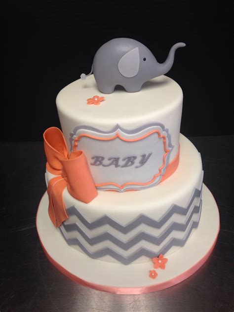 Elephant Baby Shower Cake Elephant Baby Shower Cake Cake Shower Cakes