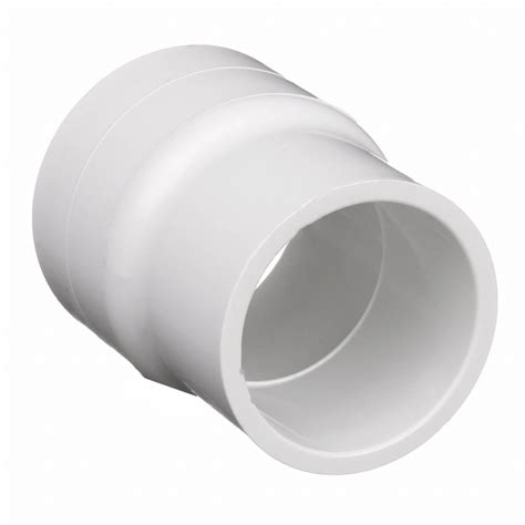 Lasco Pvc Reducing Coupling Socket X Socket 1 1 2 In X 1 1 4 In Pipe Size Pipe Fitting