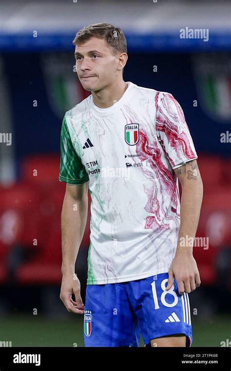 Italian S Midfielder Nicolo Barella Looks During The Euro 2024