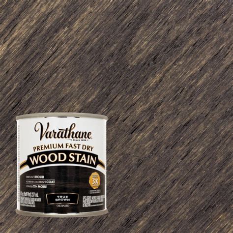 Масло для дерева Varathane Fast Dry Wood Stain 0.236 л., true brown ...