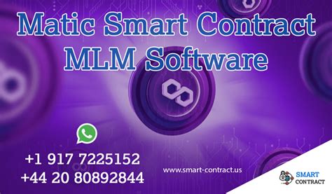 Matic Smart Contract Mlm Software Smart Contract Developers