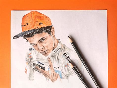 My Drawing Of Lando Norris Rmclaren