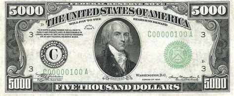 Presidents on Dollar Bills | List of US Presidents' Faces on Currency