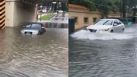 暴雨猛灌中南部！台南多處嚴重淹水 車輛受困、驚險涉水畫面曝光｜四季線上4gtv