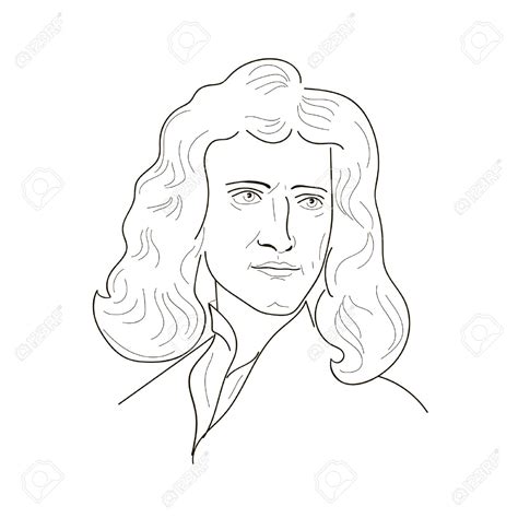 Isaac Newton Drawing at GetDrawings | Free download