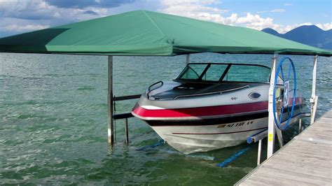 Boat Lift Canopy Frame From Shoremaster Youtube