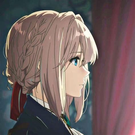 Violet Evergarden Ilustrasi Sketsa Lukisan Bunga