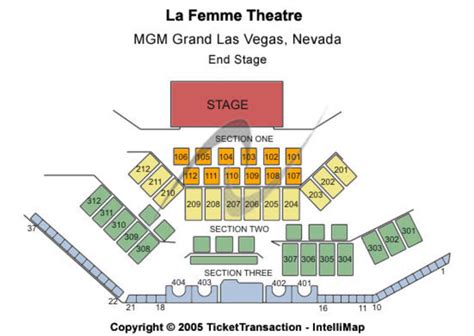 Mgm Grand Theater Seating Chart Elcho Table