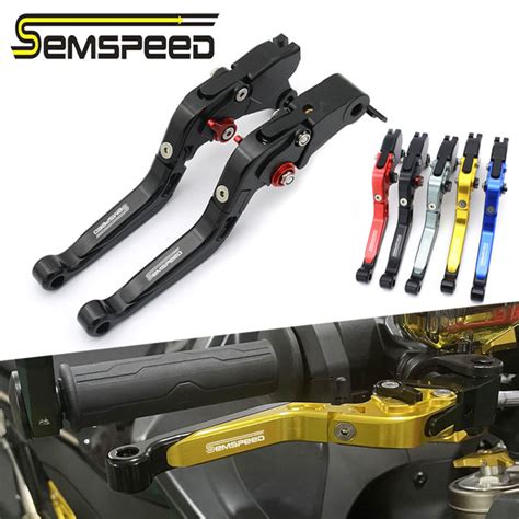 Semspeed Motorcycle Cnc Foldable Extendable Brake Clutch Lever For