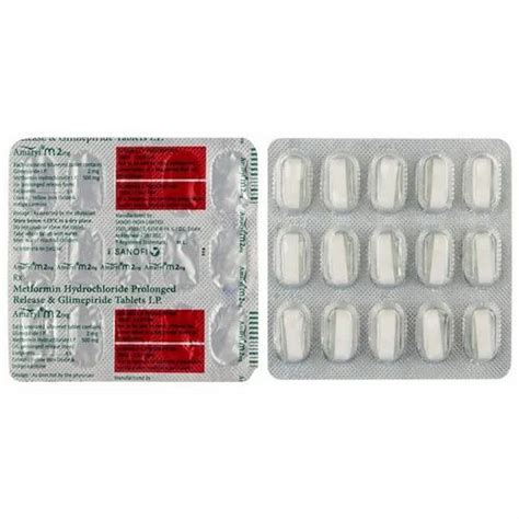 Amaryl 1 Mg Tablet 2x15 At ₹ 500box In Nagpur Id 7816211491