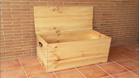 Como Hacer Un Baul Arcon O Caja De Madera YouTube Arcones De