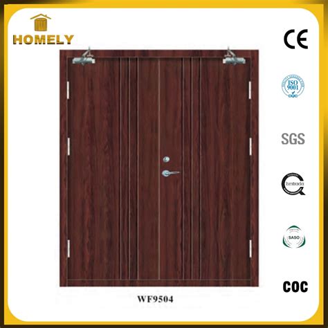 Homely Latest Room Fire Rated Wood Door Designs Bs Fireproof Wooden