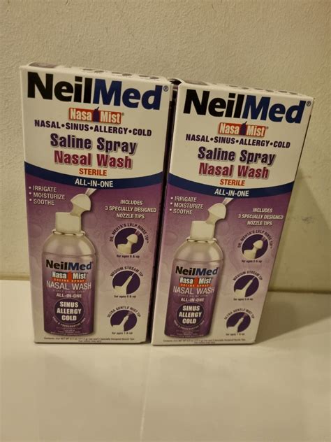 Neilmed Saline Nasal Spray Health And Nutrition Medical Supplies