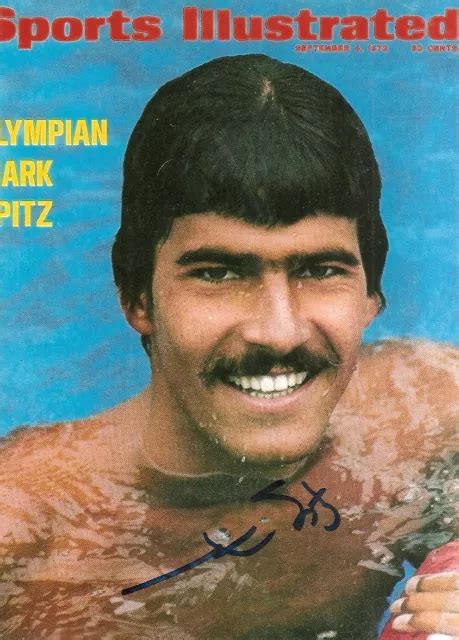 Mark Spitz Olympic Swimming Gold Medal X Si Cover Photo Signed Auto