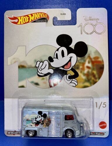 Hot Wheels Premium Disney Mickey Mouse Citroen Type H Free Shipping