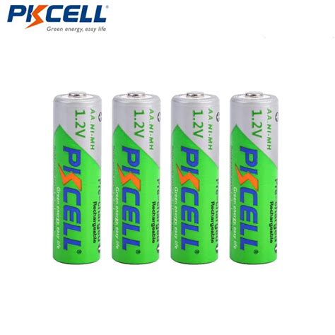 4PCS PKCELL 1 2 V Ni MH AAA 850MAH Rechargeable Batteries Remote