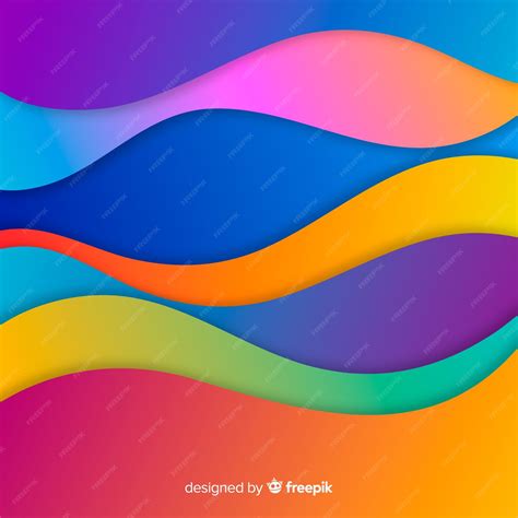 Free Vector Modern Colorful Shaped Background